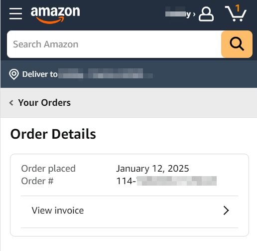 Order Details